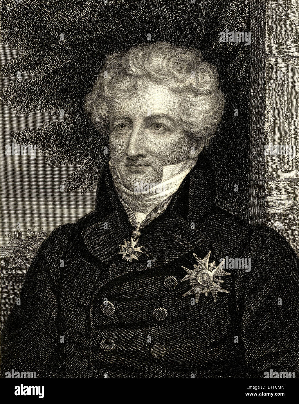 Le Baron Georges Cuvier (1769-1832) Banque D'Images