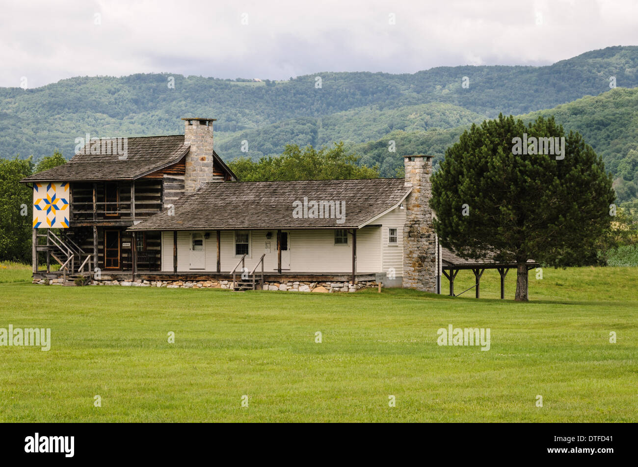 Pearl S Buck Birthplace Museum, 8129 Sentier de Seneca, Hillsboro, West Virginia Banque D'Images