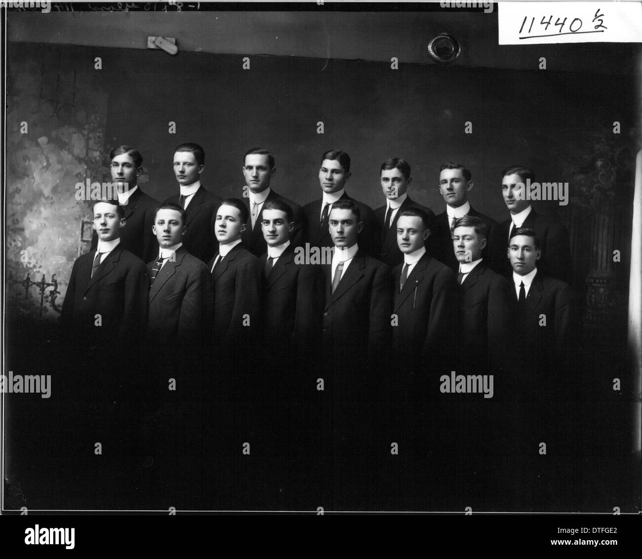 Alpha Phi Psi portrait de groupe 1912 Banque D'Images