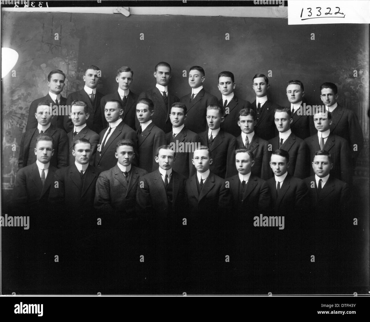 Psi Omega Rho chapter portrait de groupe 1914 Banque D'Images