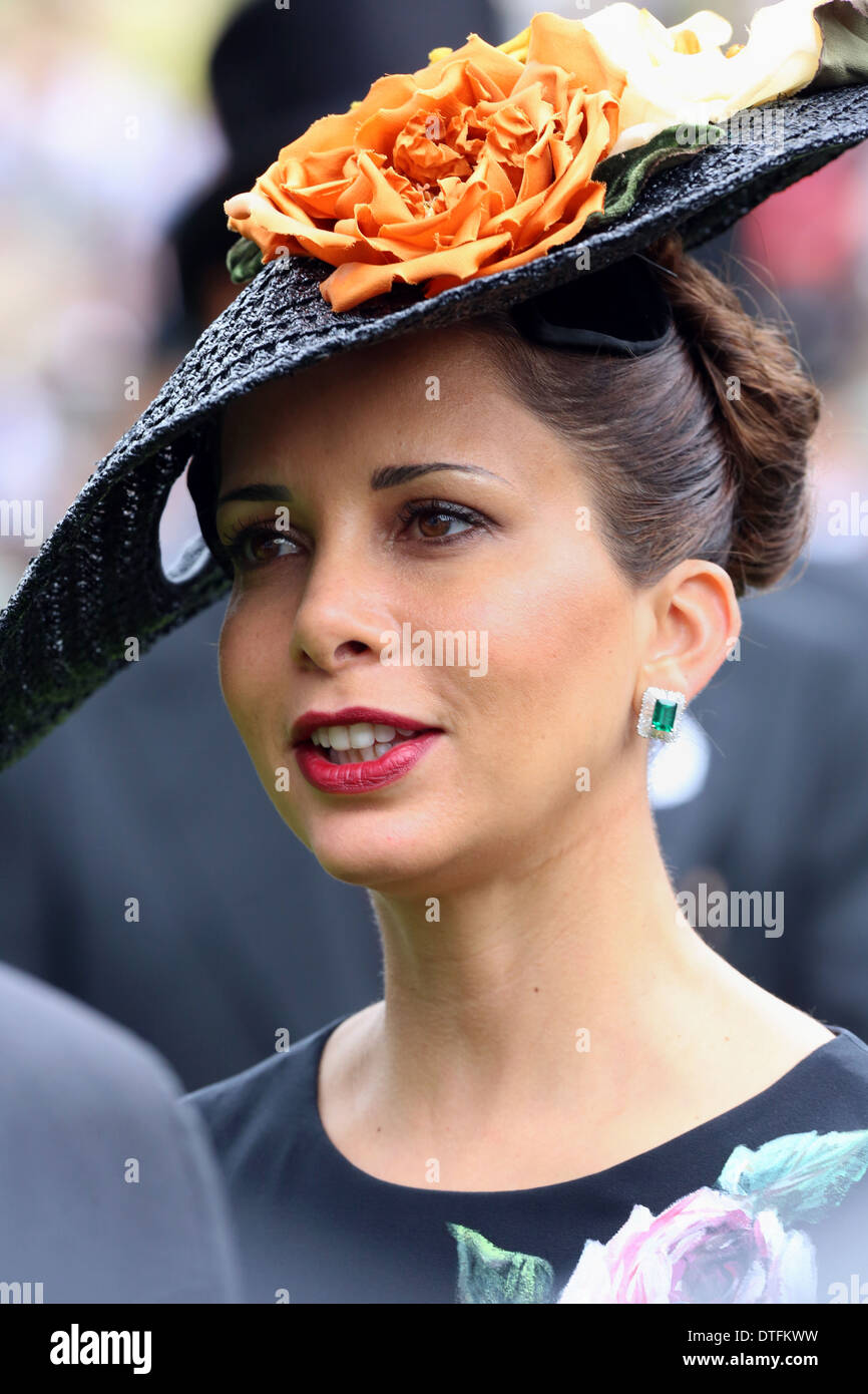 Ascot, Royaume-Uni, la Princesse Haya Bint Al Hussein Banque D'Images