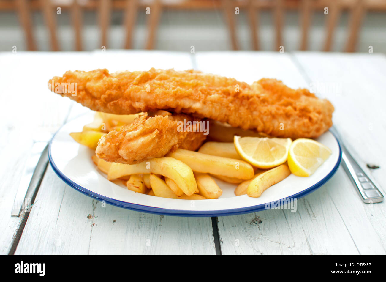 Fish and chips Banque D'Images