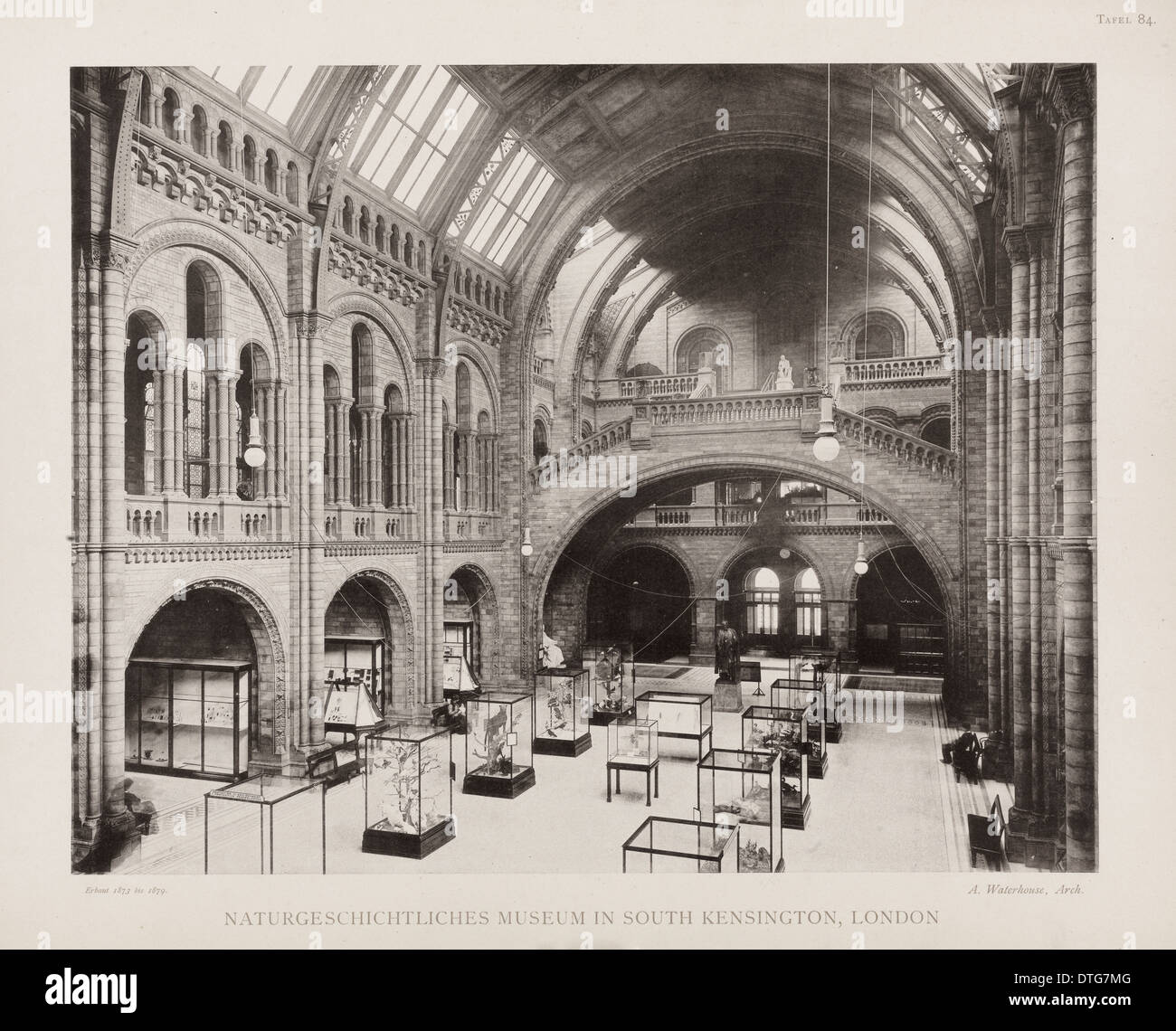 Hall central. 25 août 1902 Banque D'Images