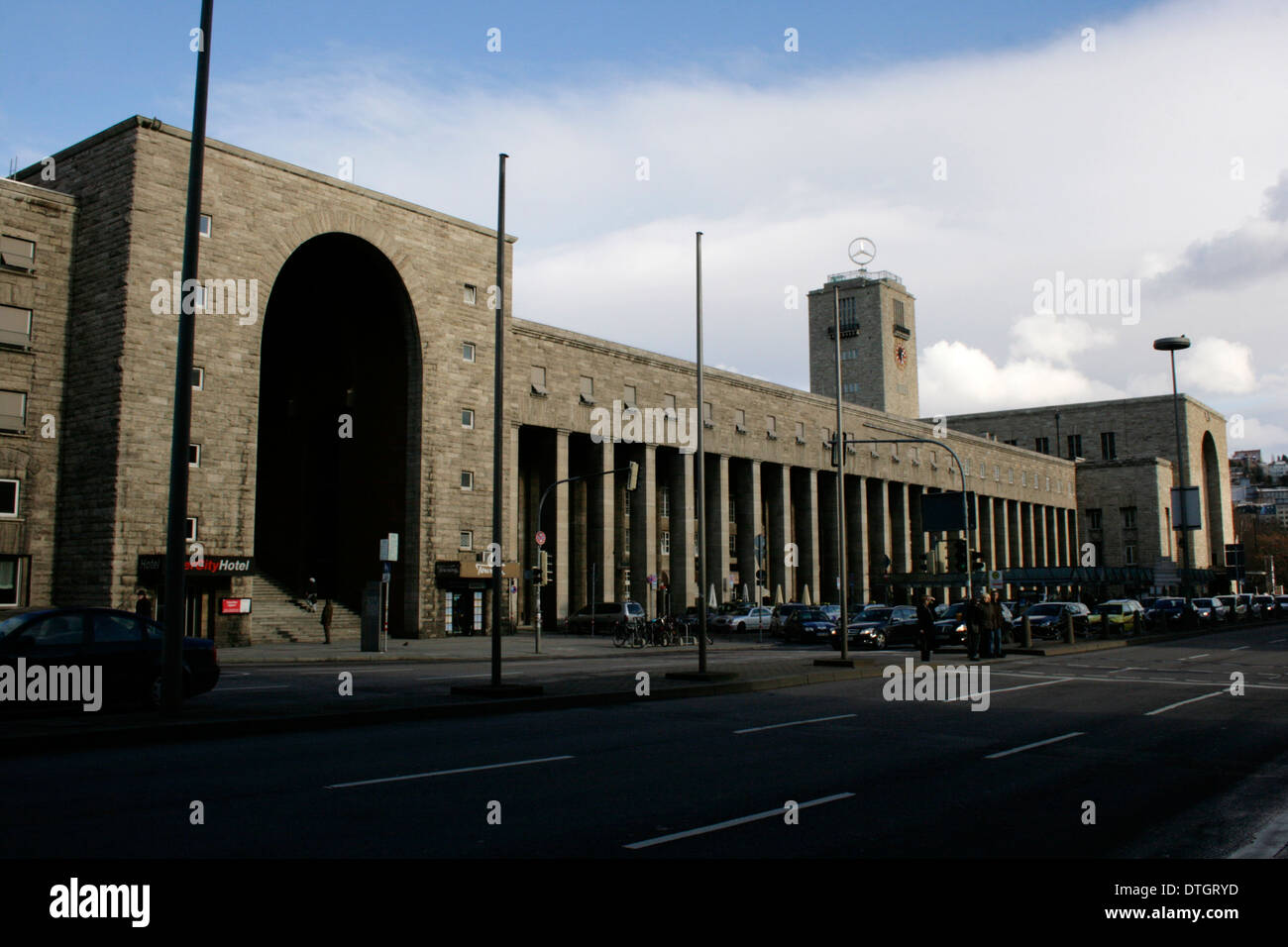 Stuttgart - Gare centrale - Bonatzbau Banque D'Images