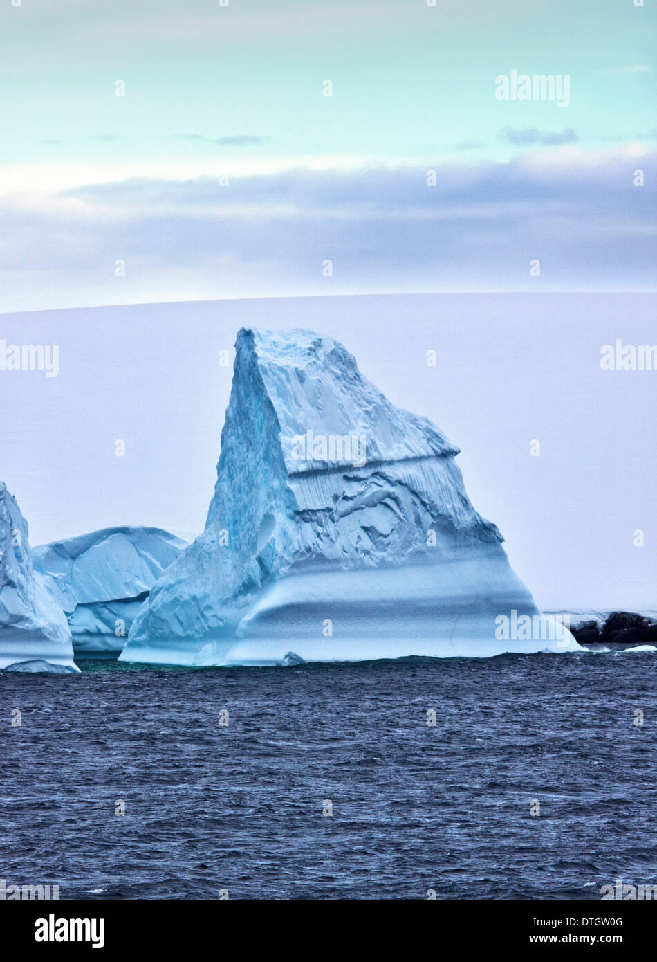 Le détroit de Gerlache, Iceberg, Péninsule Antarctique Banque D'Images