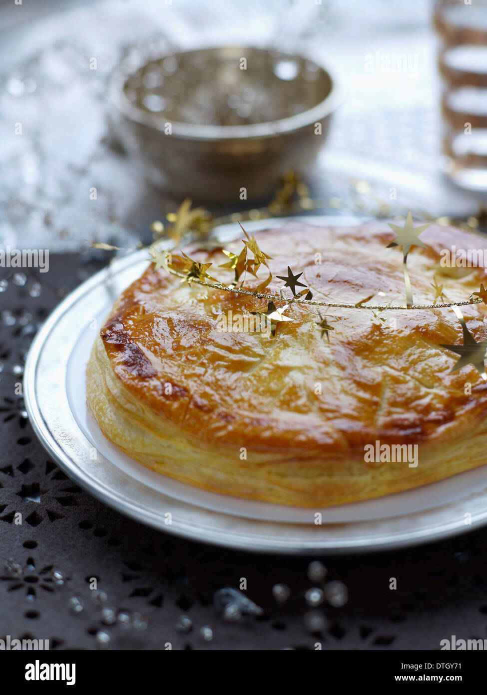 Galette des rois Date Banque D'Images