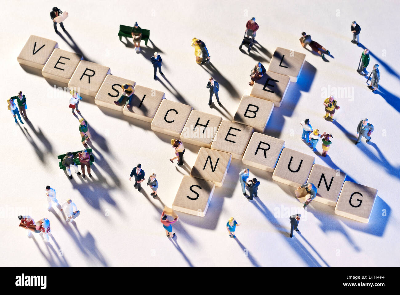 L'assurance-vie photo symbole Banque D'Images