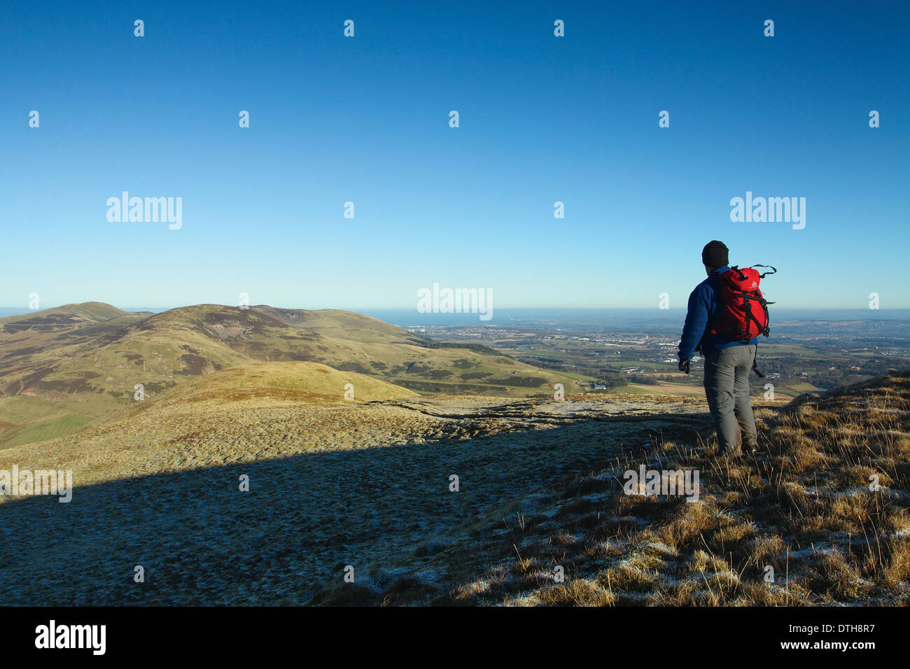 Turnhouse Hill de Carnethy Hill, les collines de Pentland, Lothian Banque D'Images