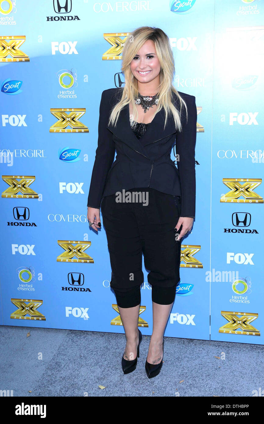 Demi Lovato au 'The X Factor' Saison 3 Premiere, Cecconi's, West Hollywood, CA 09-05-13 Banque D'Images