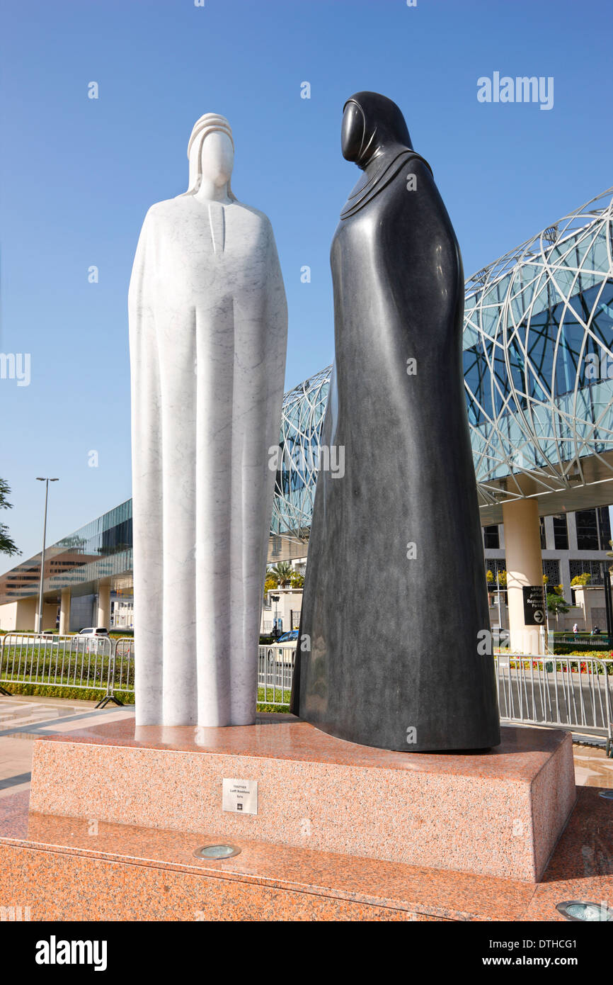 Statue burj khalifa dubai Banque de photographies et d’images à haute