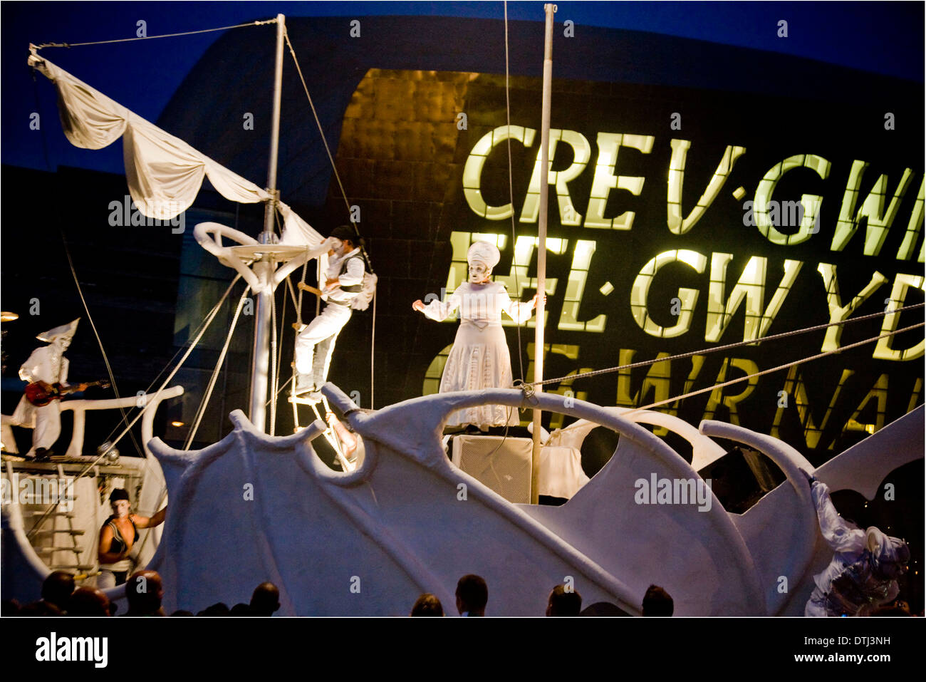 WOW open air show, Roald Dahl Plas, la baie de Cardiff. Banque D'Images