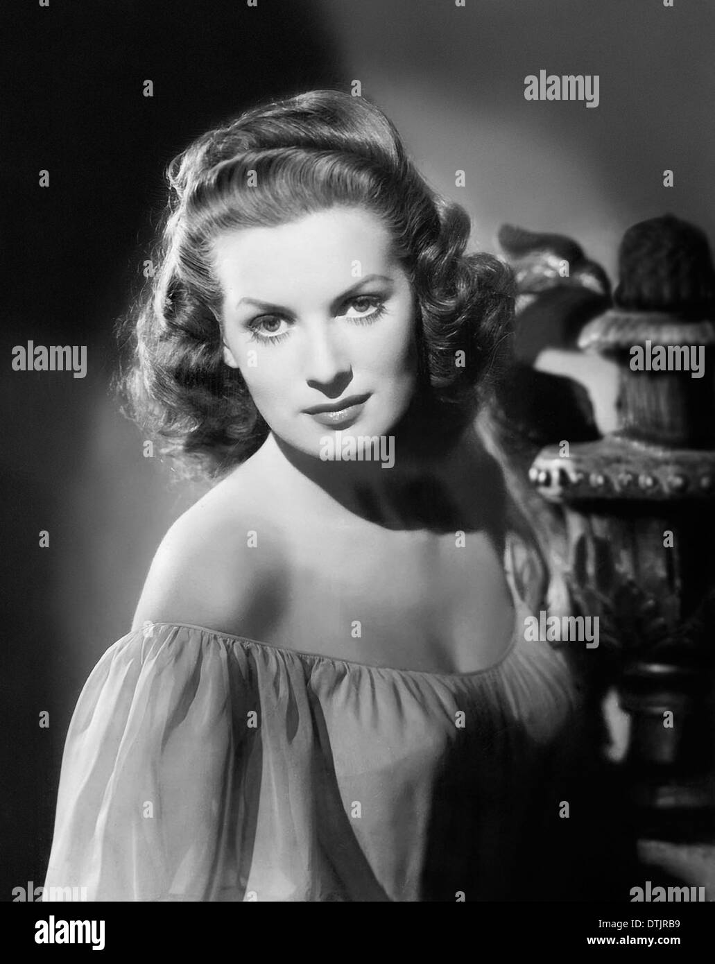 MAUREEN O'Hara, actrice de cinéma irlandais vers 1940 Banque D'Images