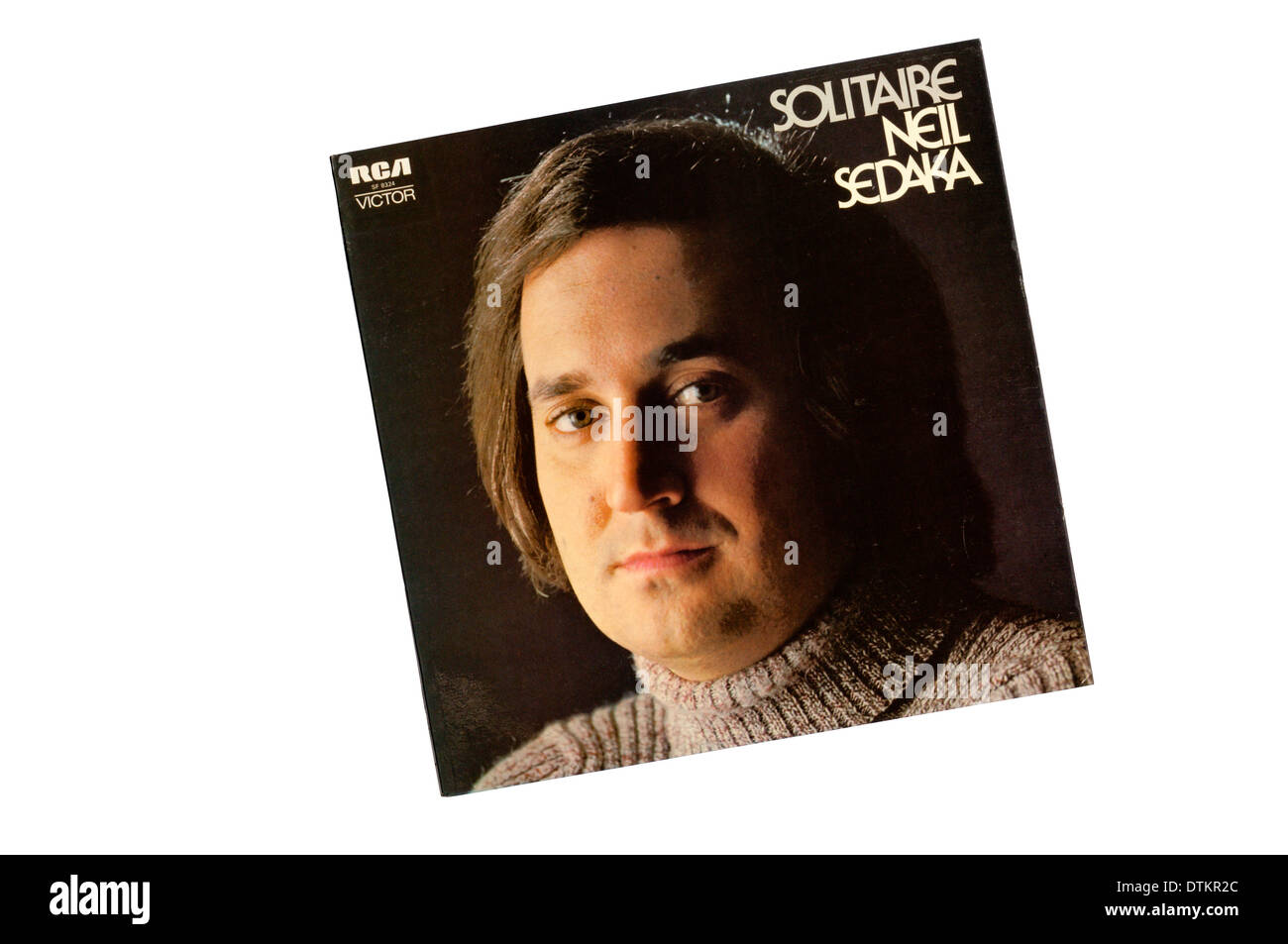 Solitaire est un album de 1972 par le chanteur-compositeur Neil Sedaka. Banque D'Images