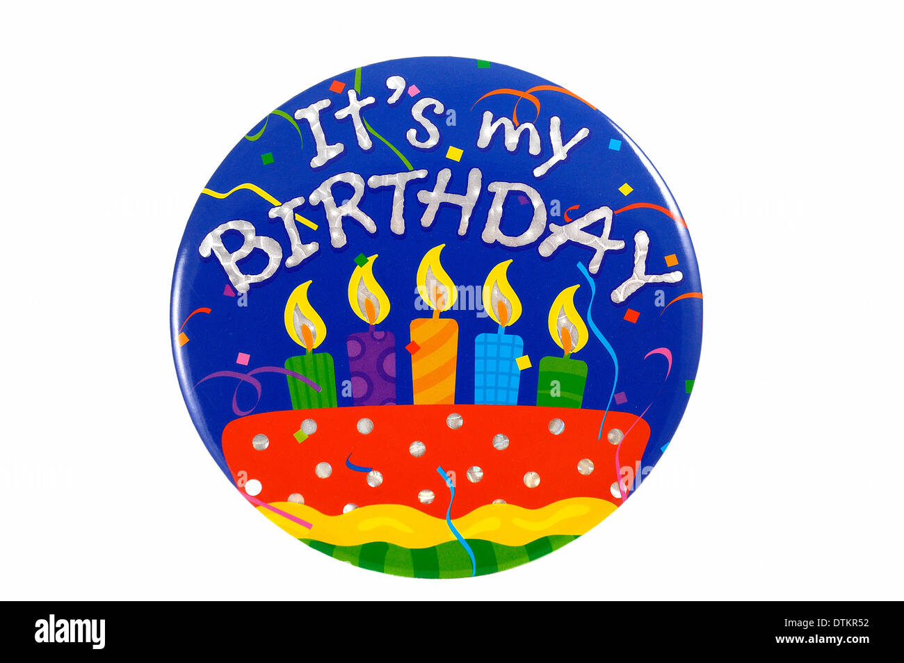 Birthday badge Banque de photographies et d’images à haute résolution ...