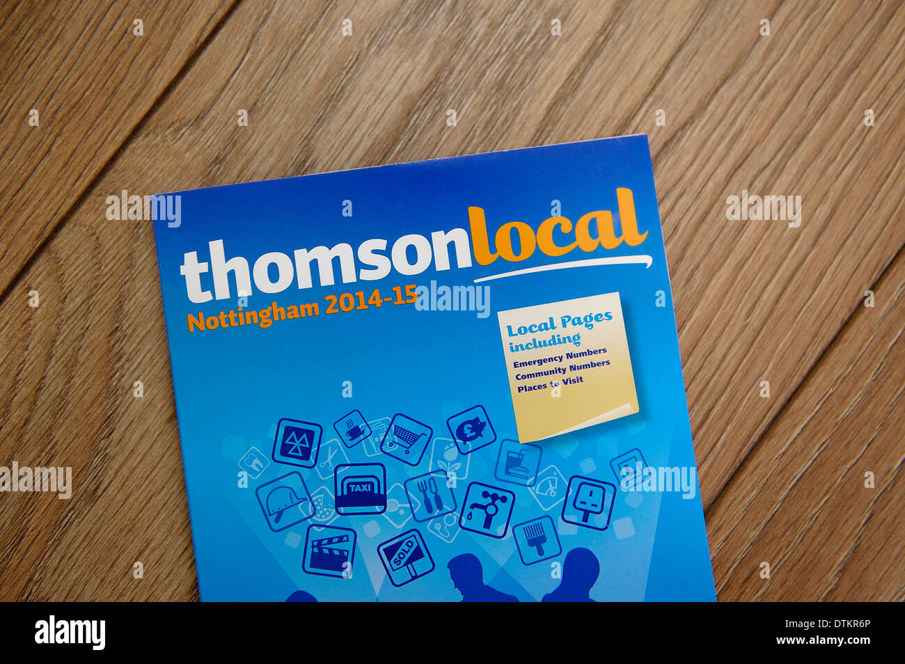 Thomson local business directory annuaire téléphonique Banque D'Images
