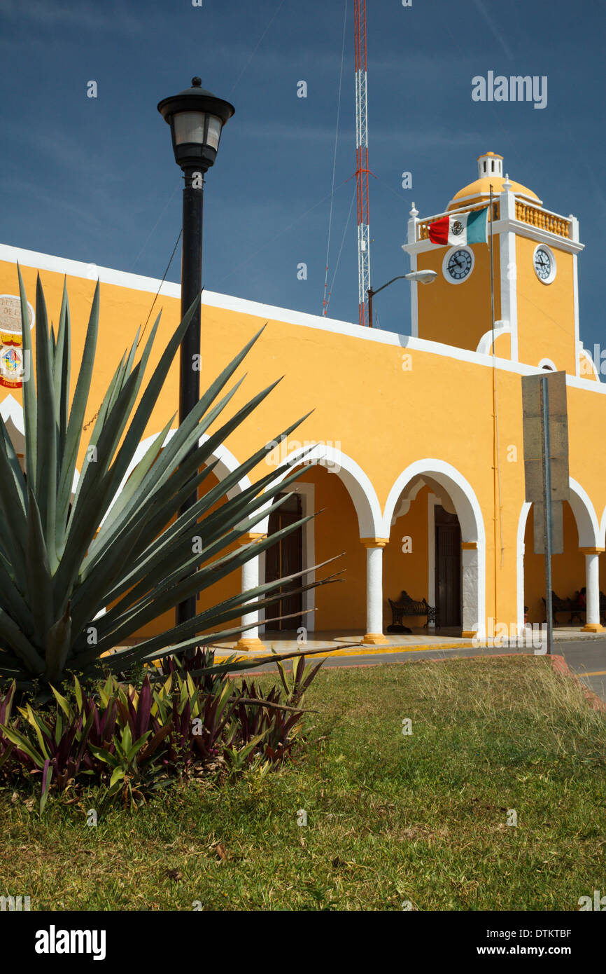 Conkal yucatán city hall Banque D'Images