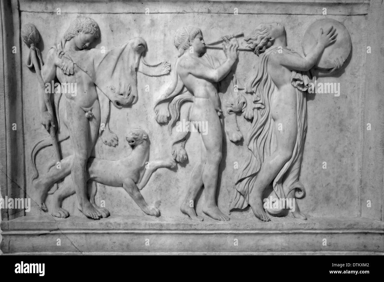 Parthénon grec/artefacts romains au British Museum, Londres, Angleterre Banque D'Images