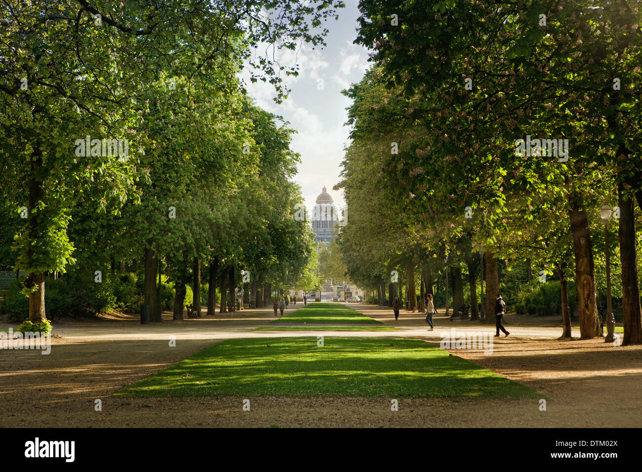 Parc Royal de Bruxelles Banque D'Images