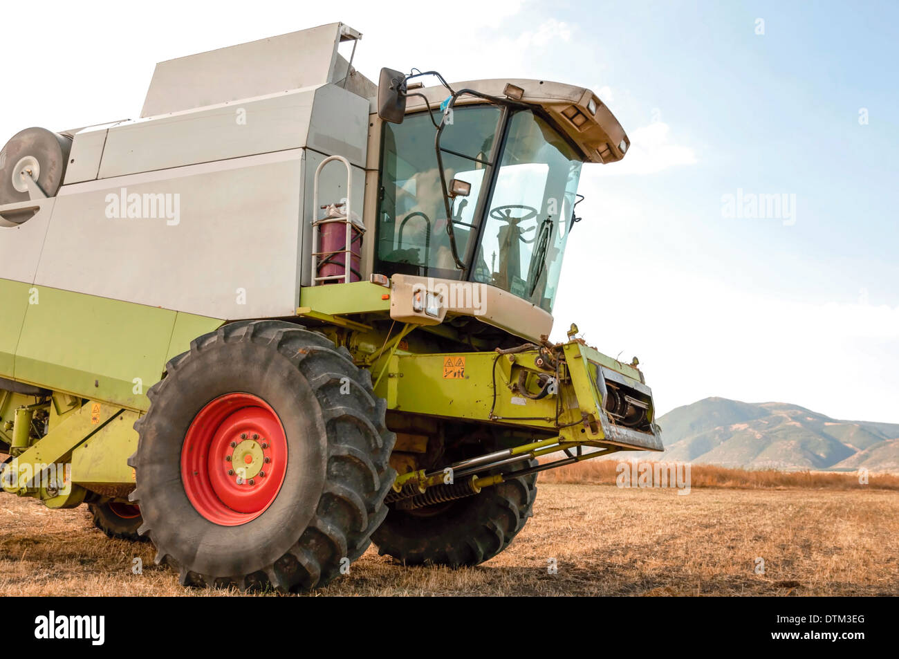 Les machines agricoles, les travaux sur le terrain. Banque D'Images