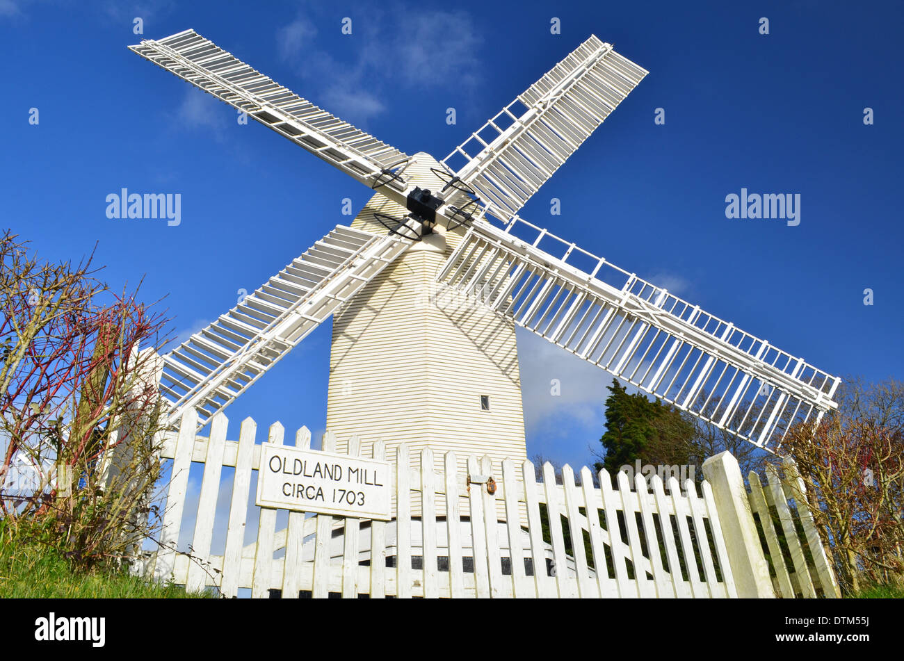 Rebecq-rognon moulin dans le Sussex. Banque D'Images