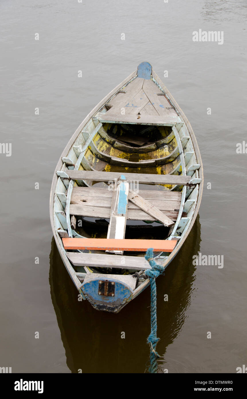 Brésil, Amazonas, rio Tapajos, Santarem. Les bateau en bois. Banque D'Images