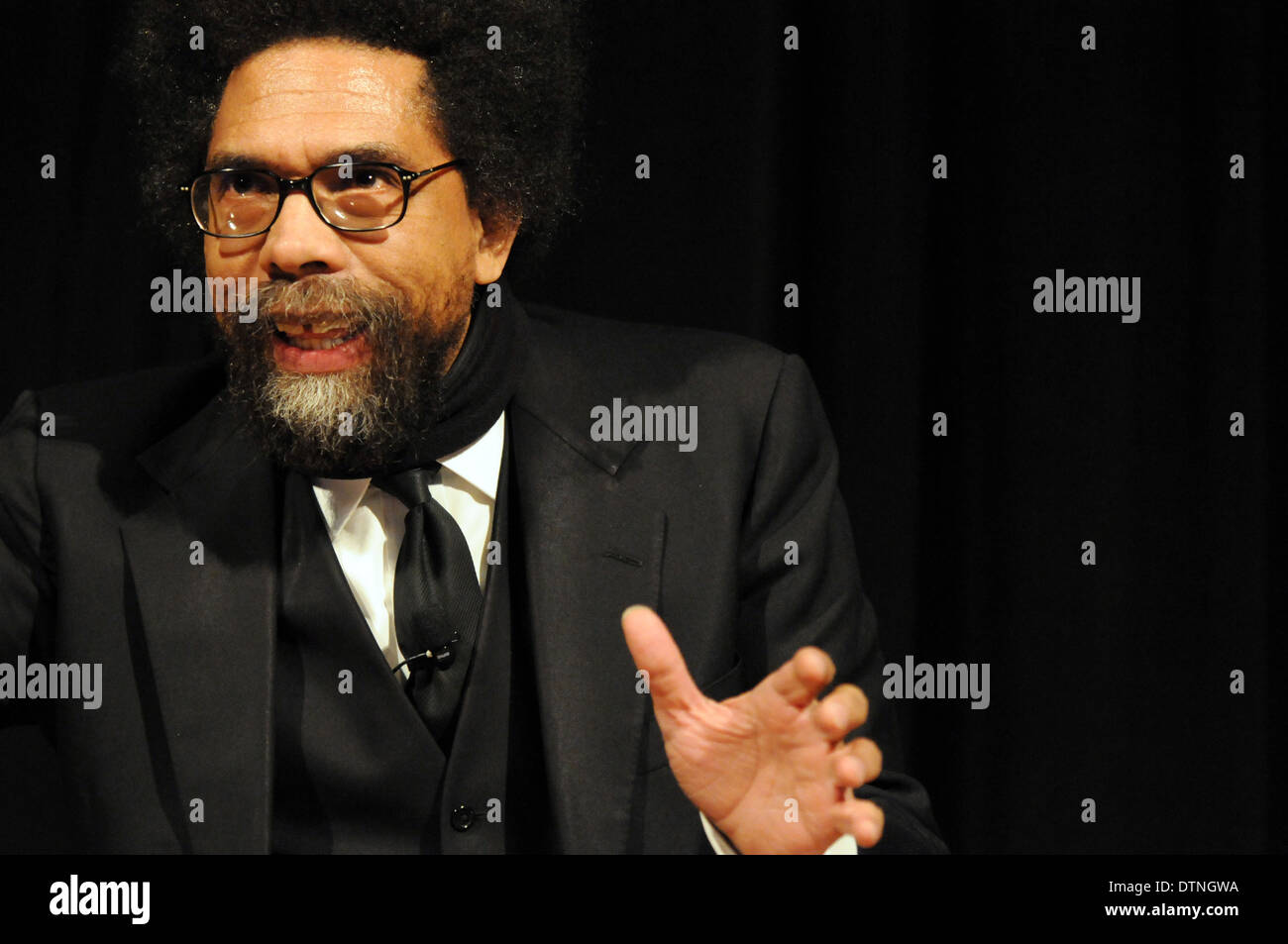 Dr.Cornel West parle à Philadelphie, PA, USA. Banque D'Images