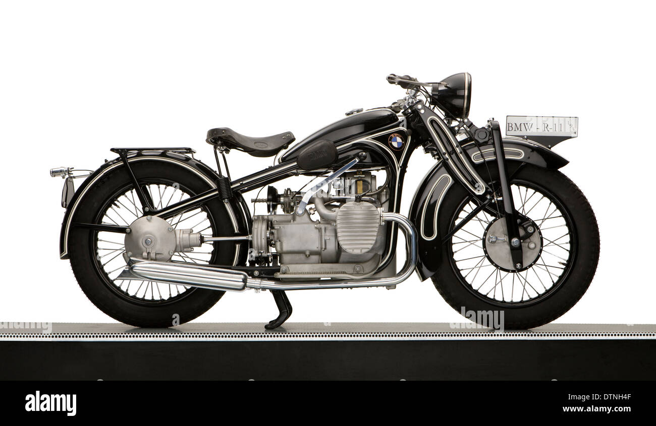 1934 BMW R11 moto 730cc Banque D'Images