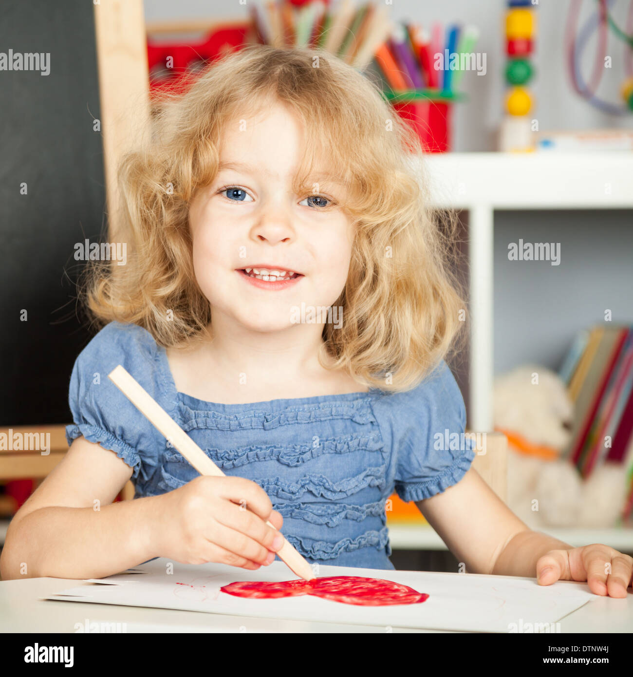 Enfant dans la classe Banque D'Images