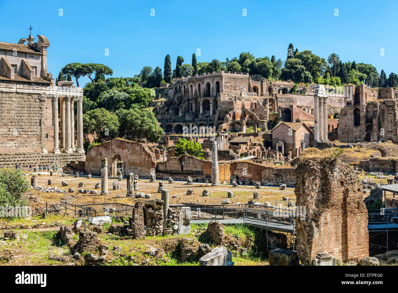 Forum romain Banque D'Images