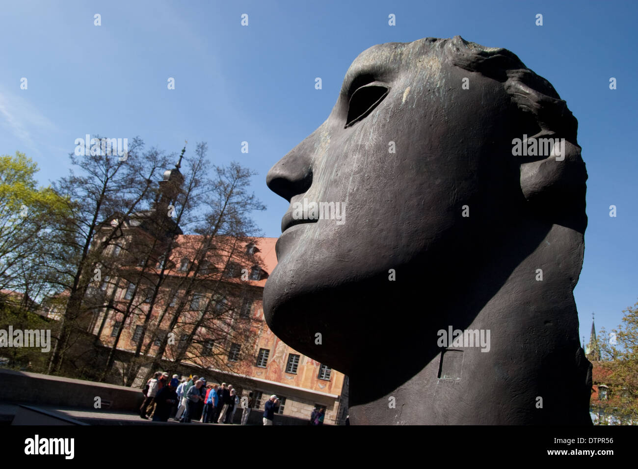 Igor Mitoraj Sculpture, Bamberg, Allemagne Banque D'Images