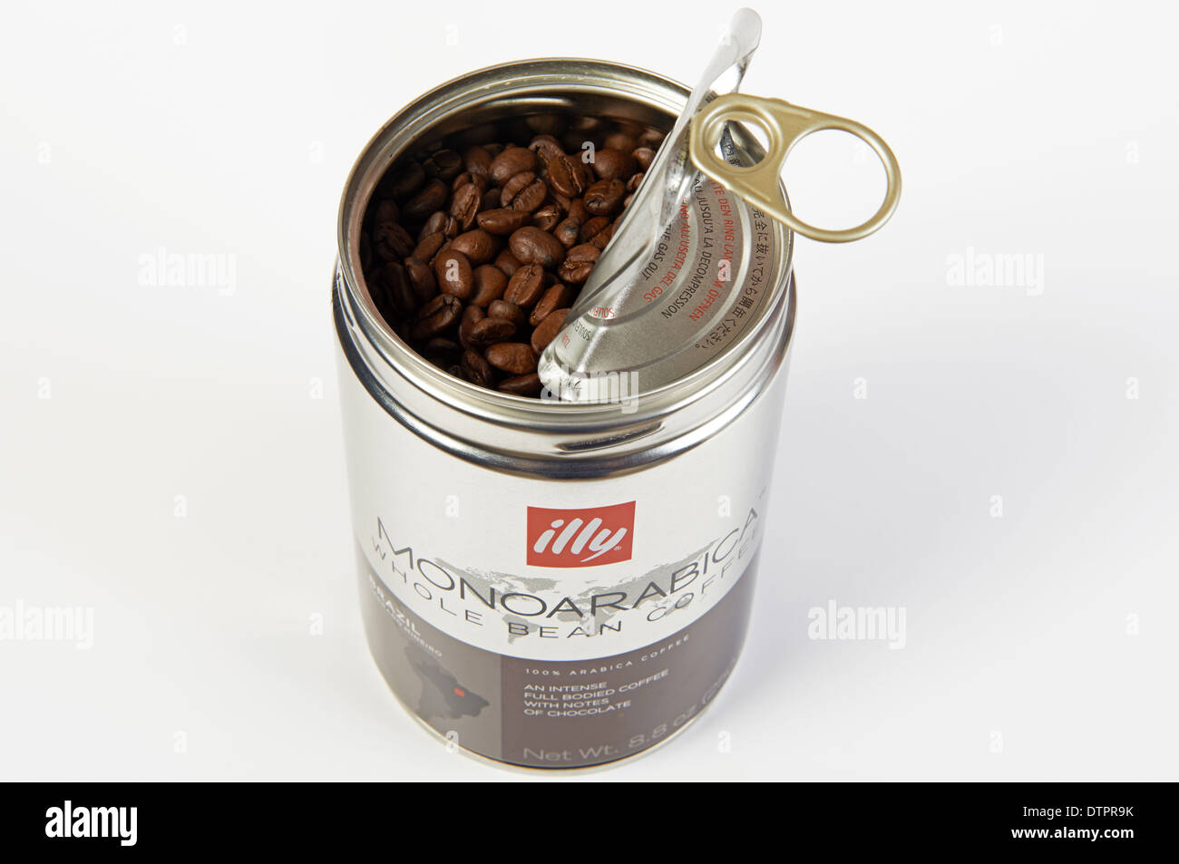 Monoarabica illy café en grains Photo Stock - Alamy
