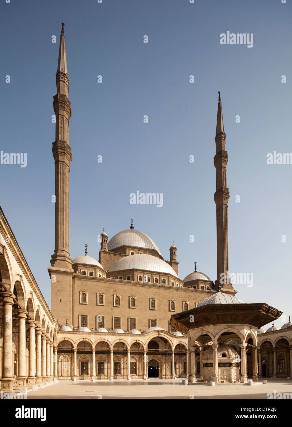 Mosquée de Mohammed Ali, La Citadelle, Le Caire, Egypte Banque D'Images