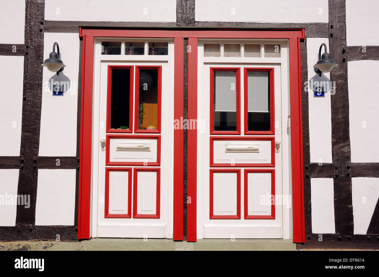 Chambre portes, Soest, Rhénanie du Nord-Westphalie, Allemagne Banque D'Images