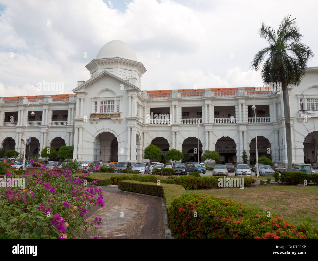 La gare de Ipoh Ipoh, Malaisie. Banque D'Images