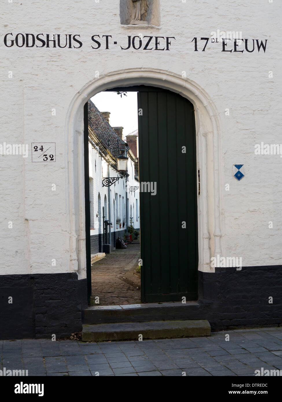 Godshuis St Jozef, Bruges (Brugge) Belgique Banque D'Images