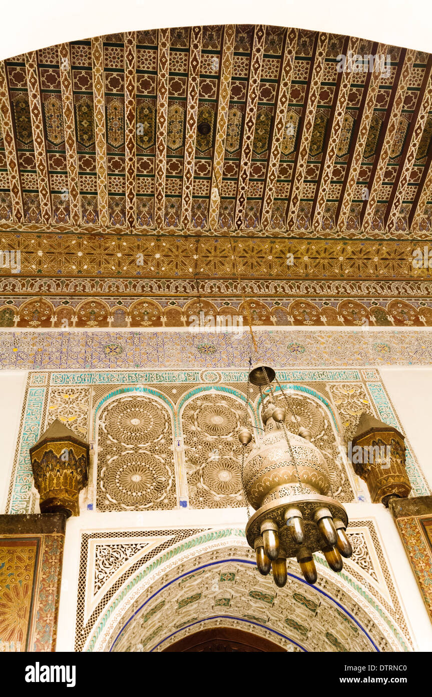L'intérieur de Marrakech Musée de Marrakech) à Marrakech, Maroc. Banque D'Images