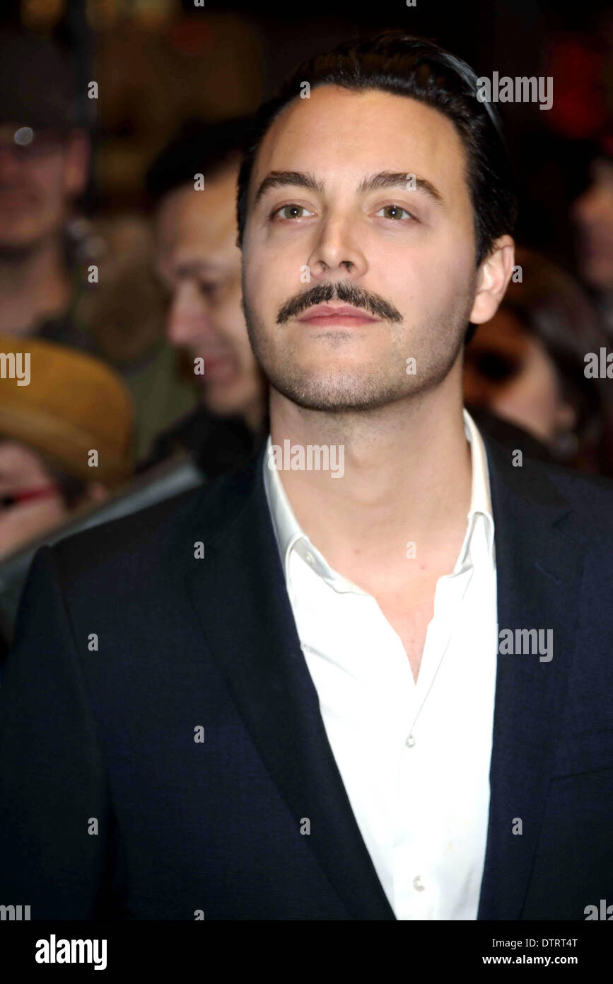 Londres, Royaume-Uni. 23 févr. 2014 : Jack Huston au WhatsOnStage Awards 2014 qui a eu lieu au Prince of Wales Theatre de Londres. Voir Li Capital Photo/Alamy Live News Banque D'Images