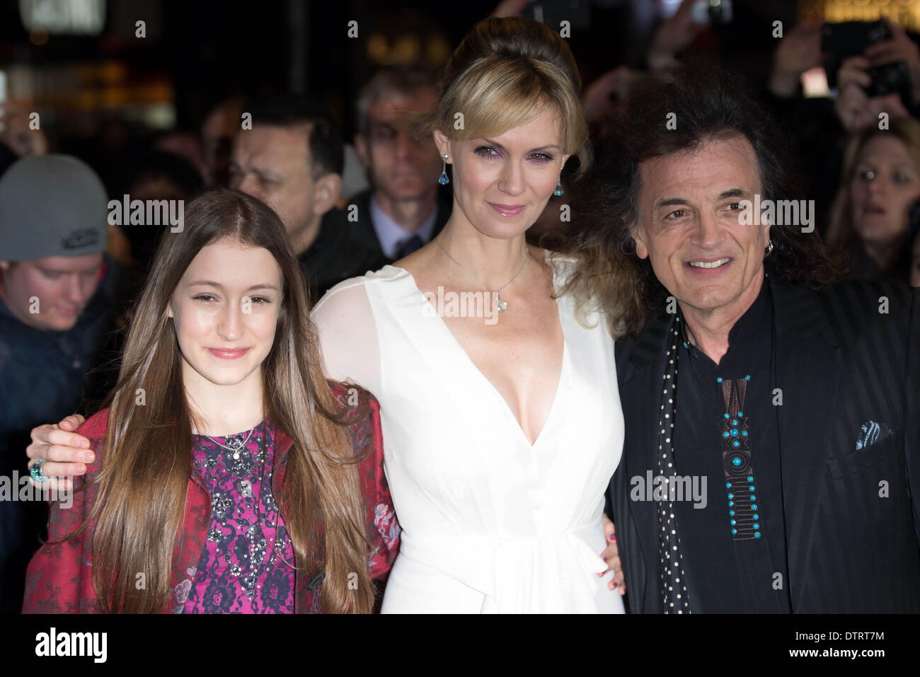 Londres, Royaume-Uni. 23 févr. 2014 : Leigh Zimmerman arrive à l'WhatsOnStage Awards 2014 qui a eu lieu au Prince of Wales Theatre de Londres. Voir Li Capital Photo/Alamy Live News Banque D'Images