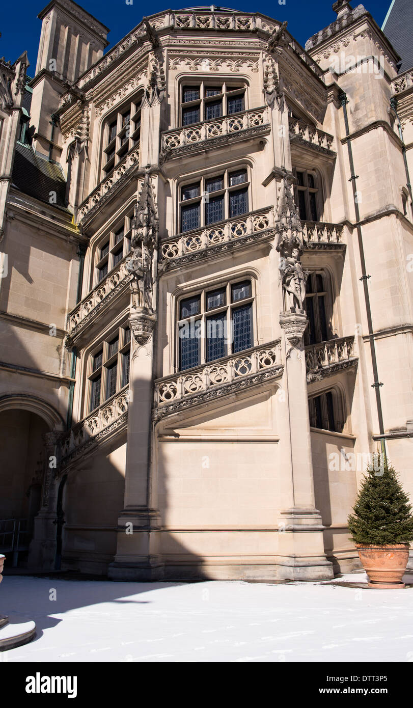 L'hôtel Biltmore à Asheville, Caroline du Nord, construit 1895 vue avant Banque D'Images