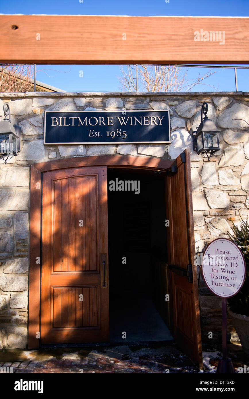 Le Biltmore Winery sur le terrain de l'hôtel Biltmore Asheville, Caroline du Nord Banque D'Images