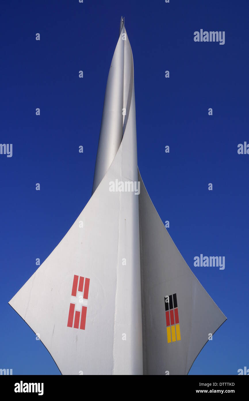 Bordertriangle,Basel, Suisse Banque D'Images