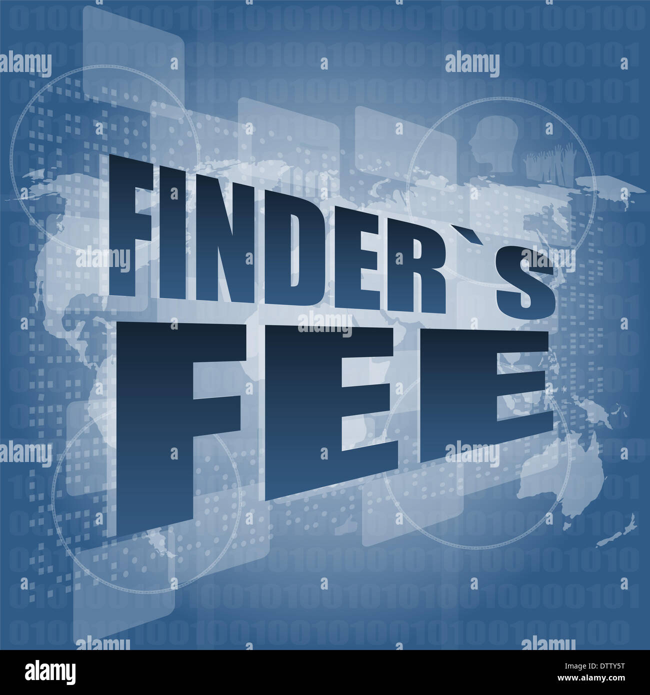 Frais de recherche de mot sur digital touch screen Banque D'Images