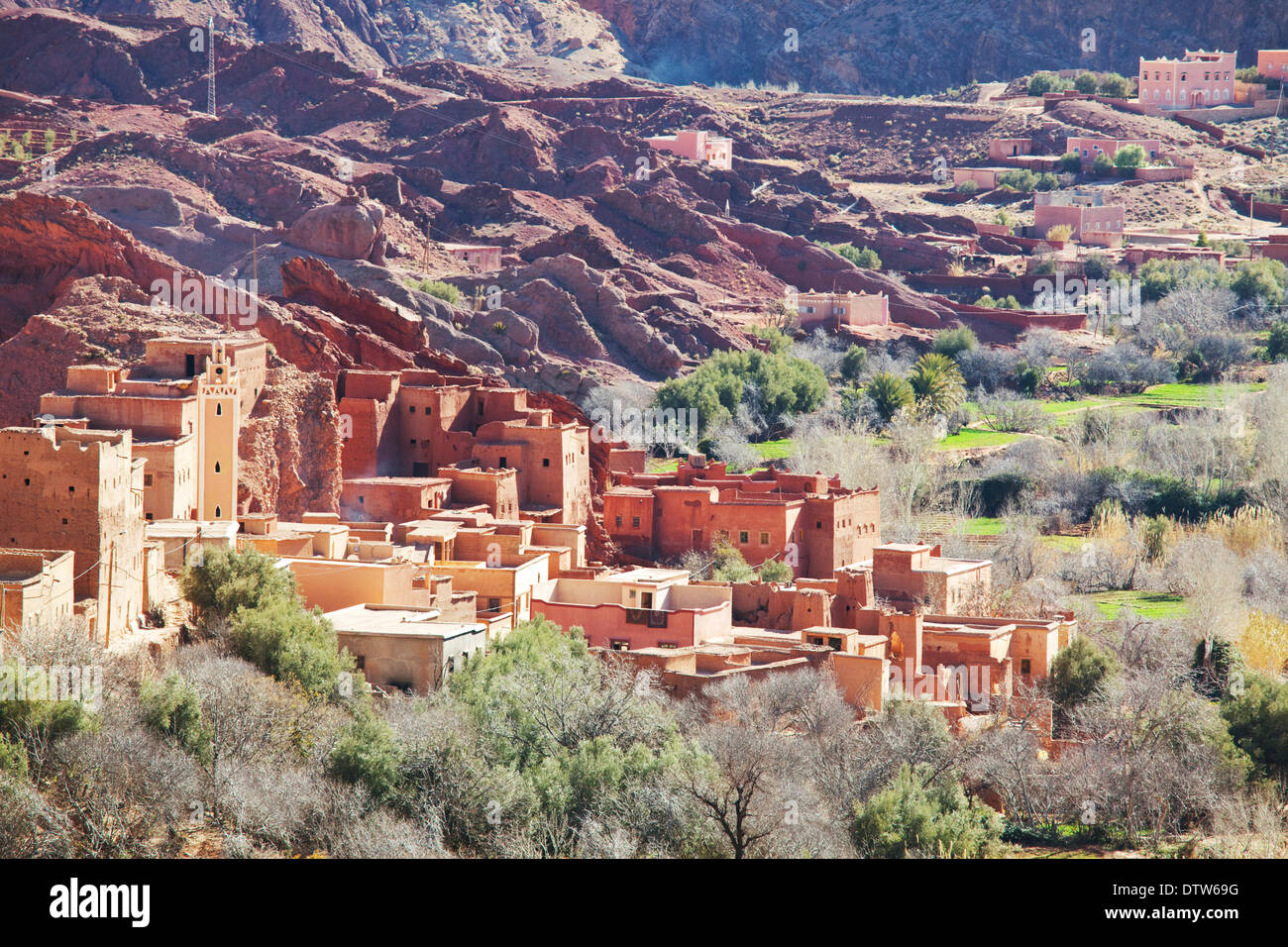 Paysage marocain Banque D'Images