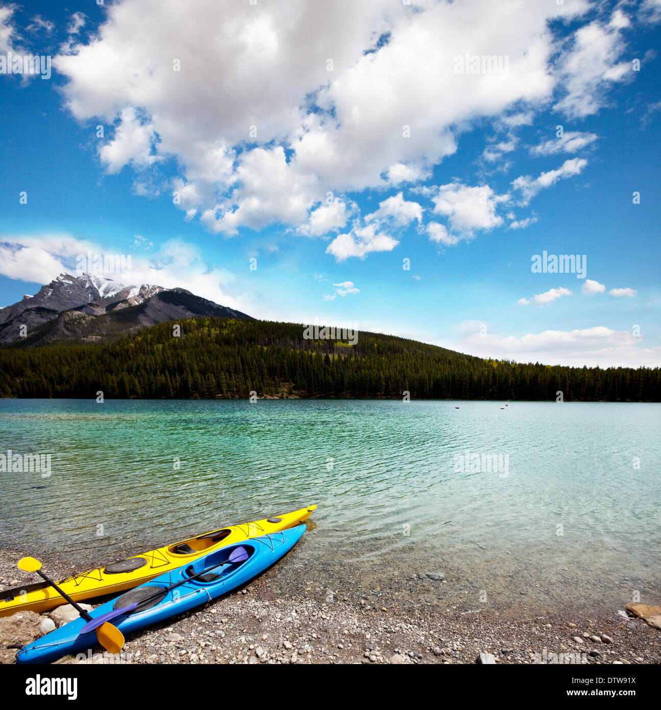 Canoe Banque D'Images