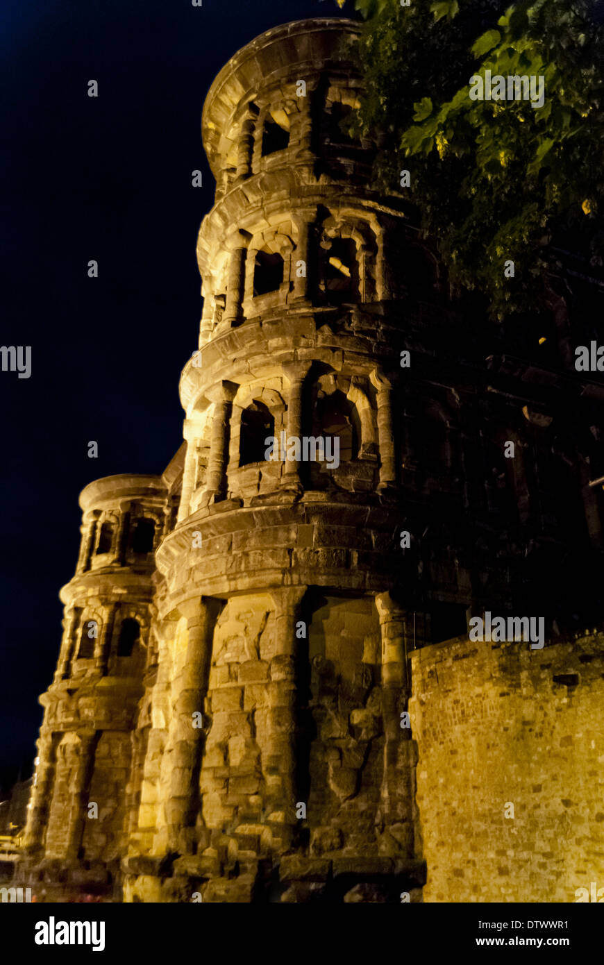 Porta Nigra de Trèves Banque D'Images
