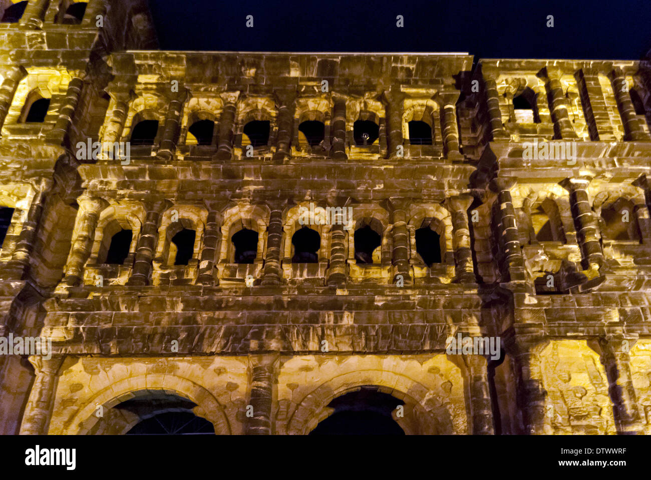 Porta Nigra de Trèves Banque D'Images