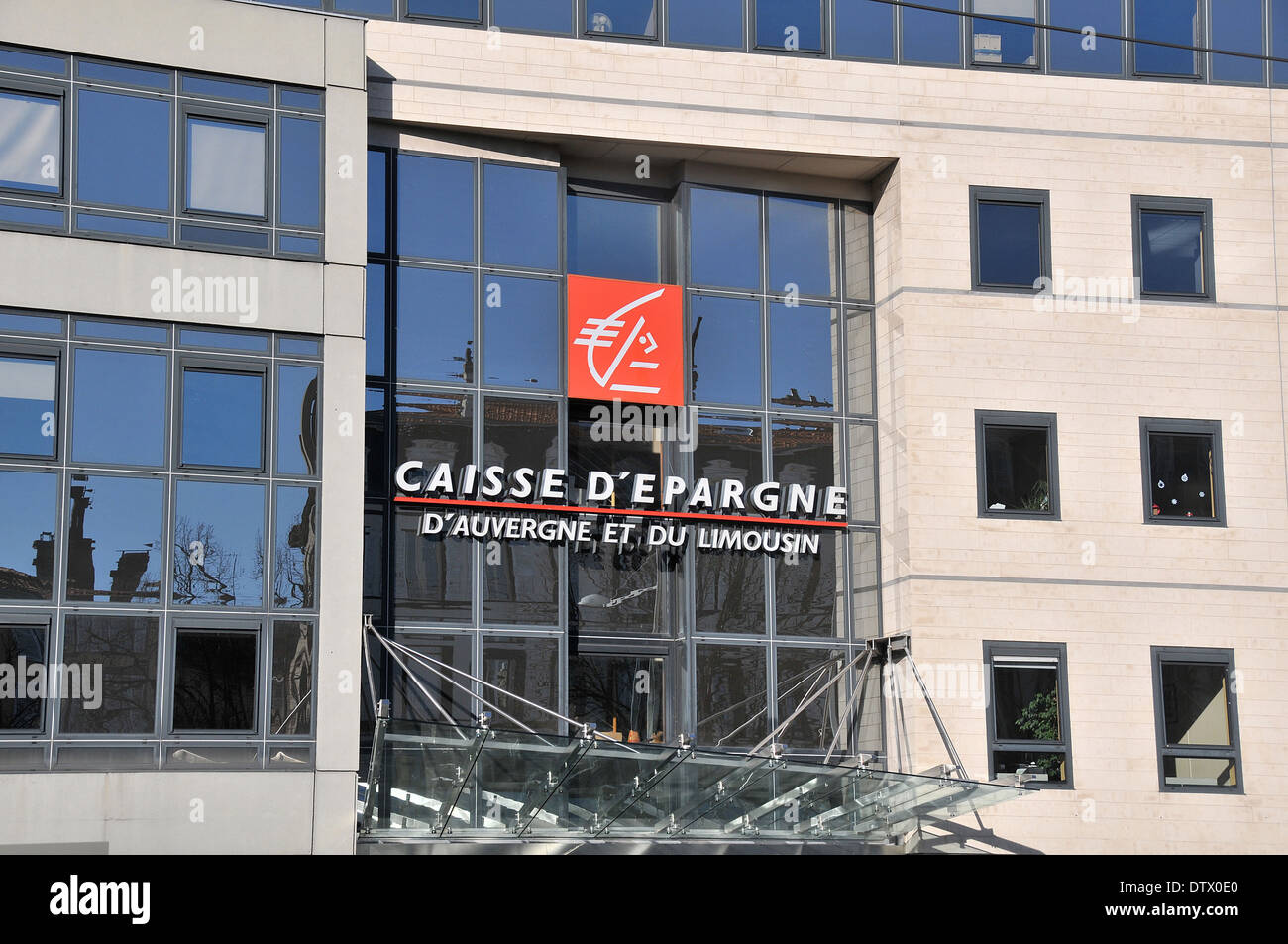 Caisse d' Epargne de l'Auvergne et du Limousin Clermont-Ferrand Puy-de-Dôme  Auvergne Massif-Central France Photo Stock - Alamy
