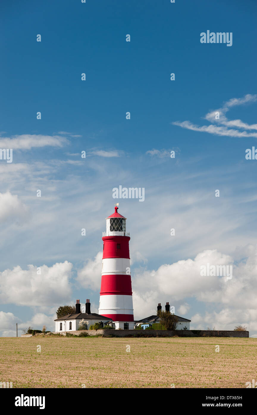 Happisburgh phare, Norfolk. Banque D'Images
