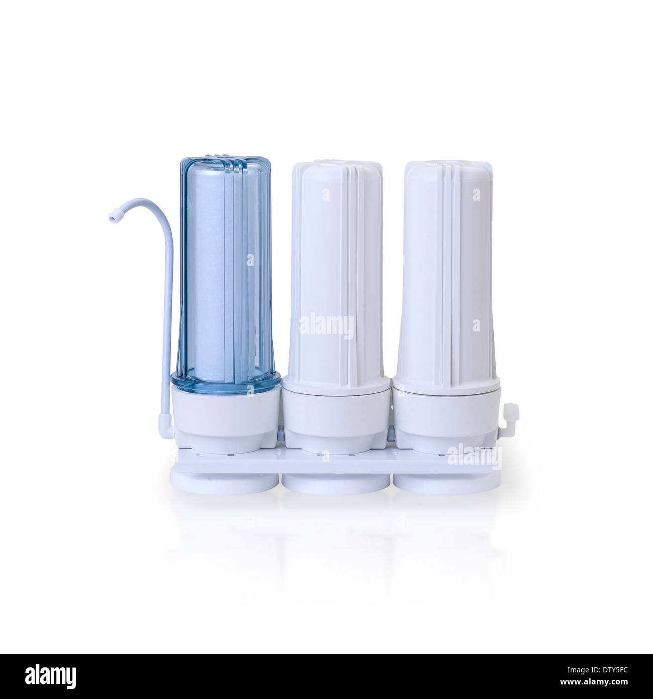 Tubes de filtre à eau par osmose inverse pour la purification de l'eau potable Banque D'Images