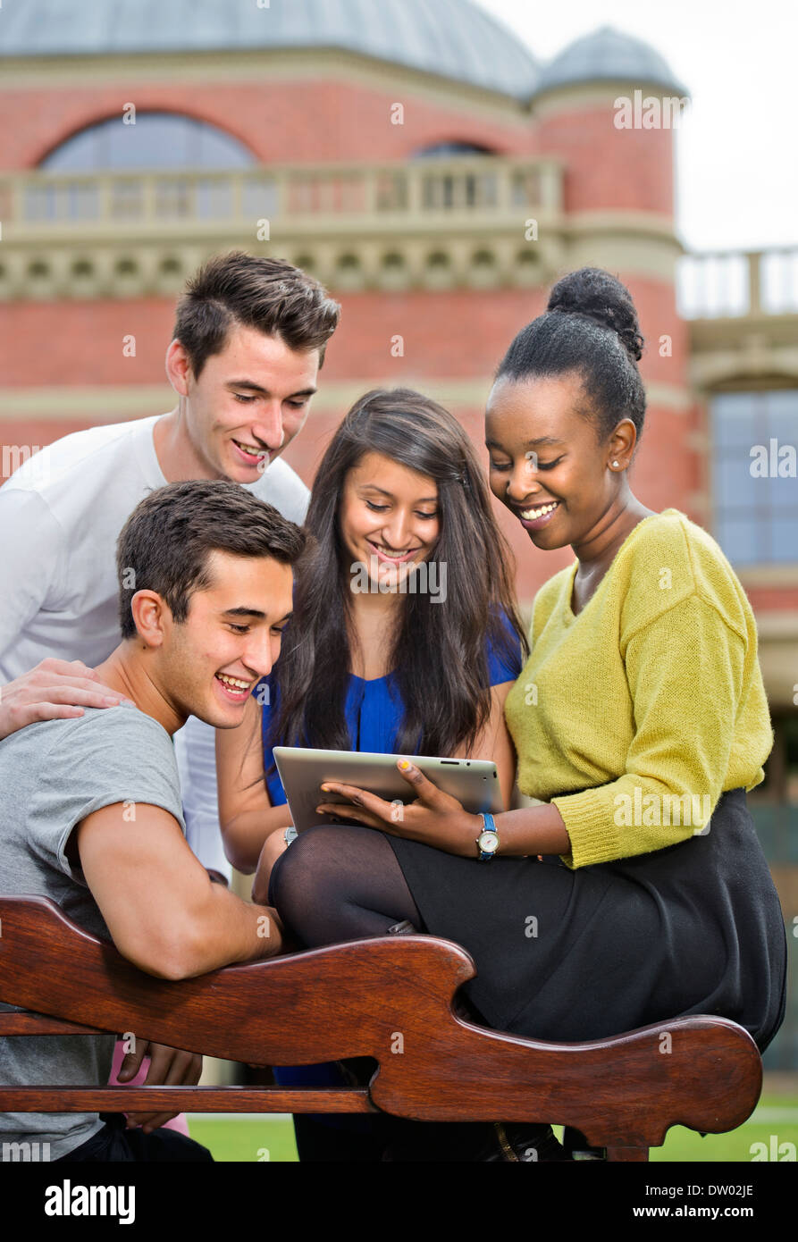 Les étudiants de l'Université de Birmingham, UK Banque D'Images